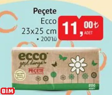 ECCO PEÇETE 23X25 CM